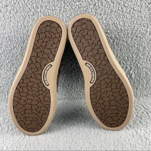 NEW SKECHERS GEL INFUSED Memory Foam Hi Top Shoe Suede Sneaker Mens Size 7 Brown - Picture 8 of 13